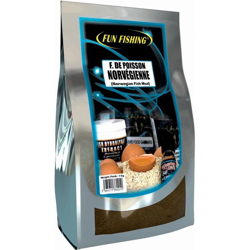 FARINE DE POISSON NORVEGIENNE FUN FISHING 1 FARINE DE POISSON NORVEGIENNE FUN FISHING