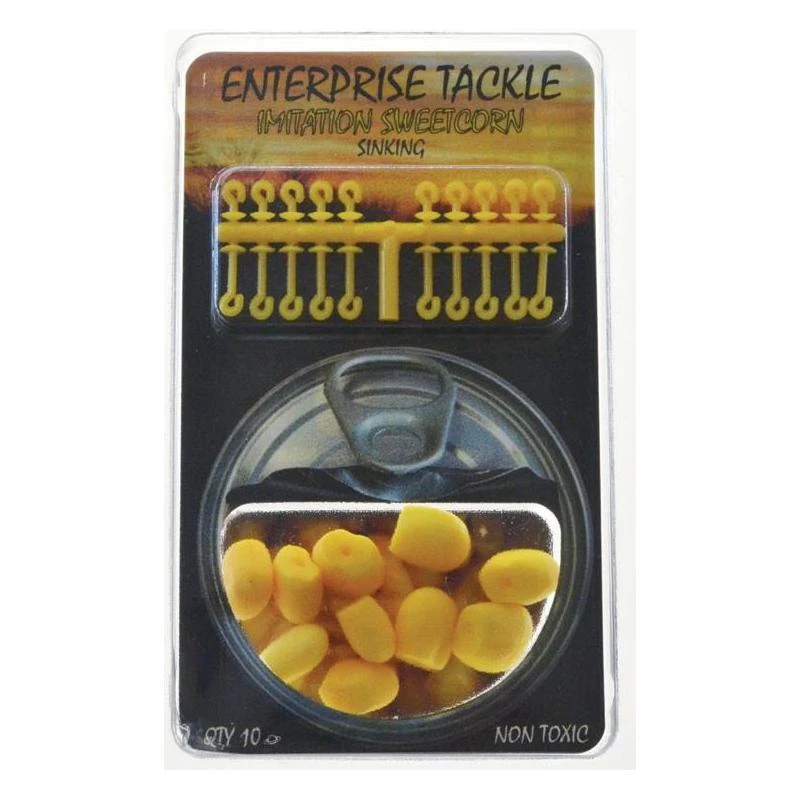 GRAINE ARTIFICIELLE ENTERPRISE TACKLE MAIS BUOYANT JAUNE - PAR 10 1 GRAINE ARTIFICIELLE ENTERPRISE TACKLE MAIS BUOYANT JAUNE - PAR 10