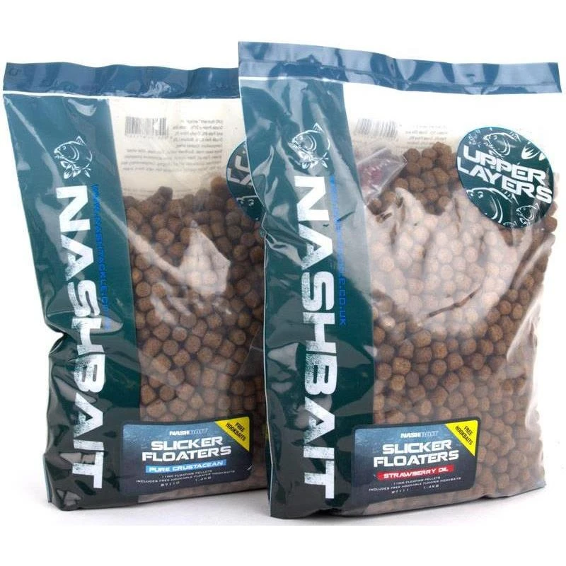 PELLETS NASHBAIT SLICKER FLOATERS - 1.4KG 1 PELLETS NASHBAIT SLICKER FLOATERS - 1.4KG